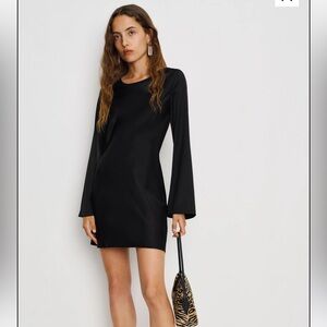 Reformation Pike Satin Dress NWT